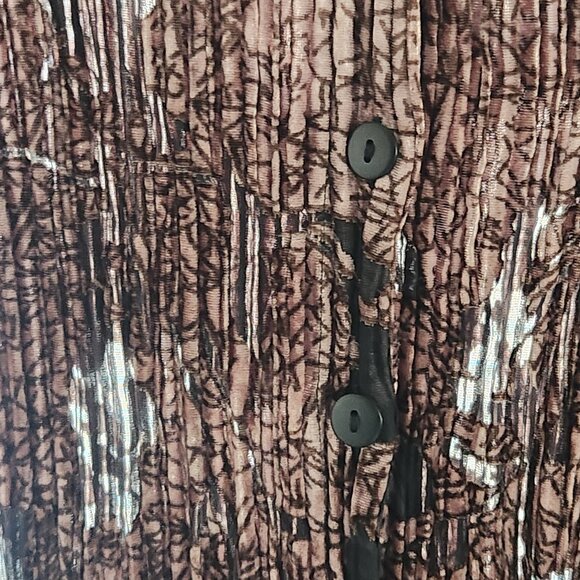 Tops - Vintage Velour See through LS Shirt Size L